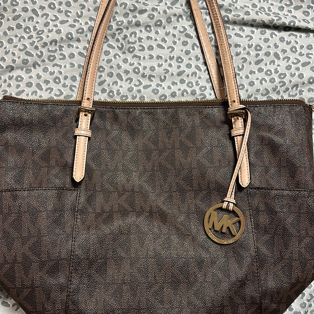Michael Kors Dark Brown Signature Tote